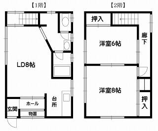 川尻若葉町（間取図）